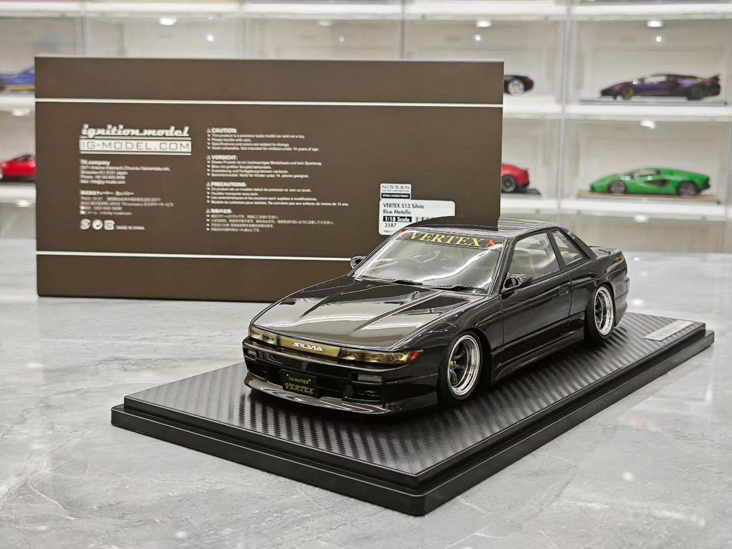 IG 1/18 Nissan VERTEX S13 JDM resin