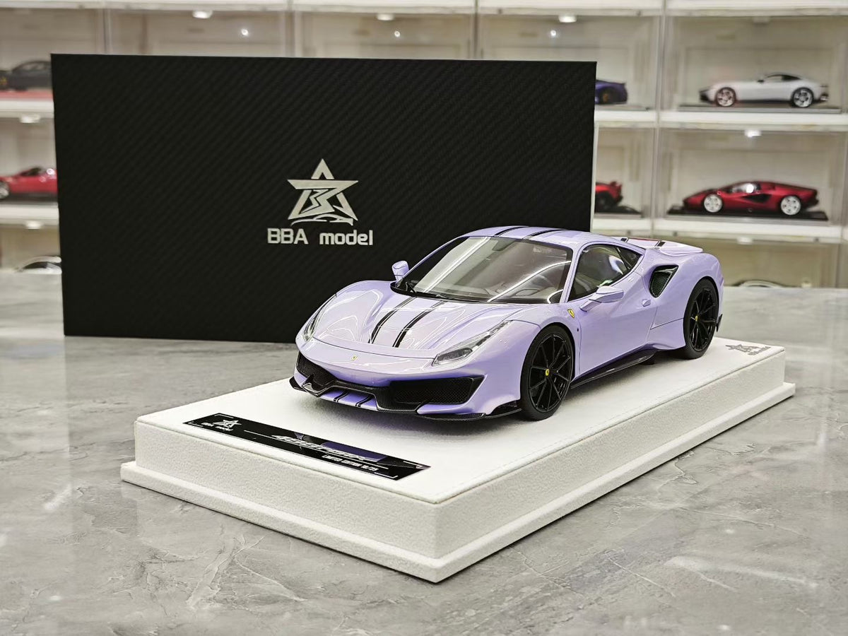 BBA Model 1:18 Scale Ferrari 488 Pista Limited Edition (Resin)