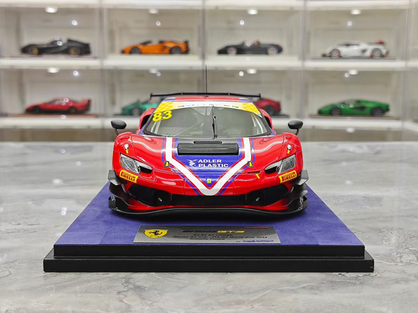 Looksmart 1/18 2024 Macau GT Cup AF Ferrari 296 GT3 Resin
