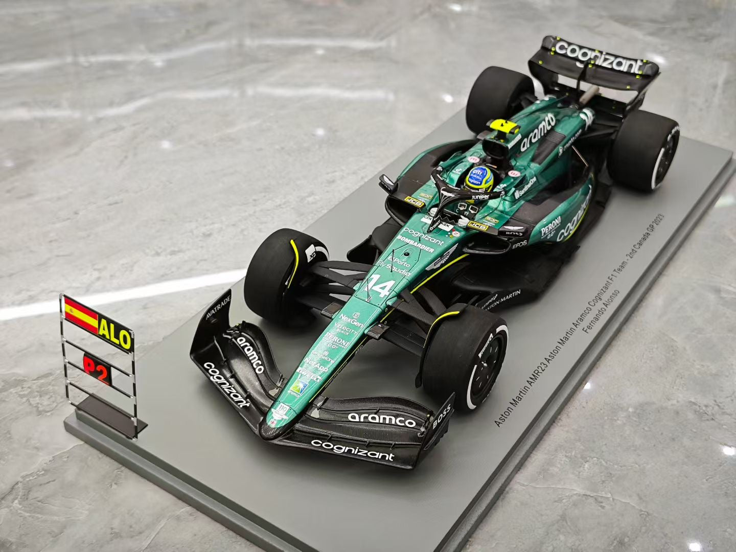 Spark 1/18 2023 Canada Grand Prix AMR23 Alonso F1