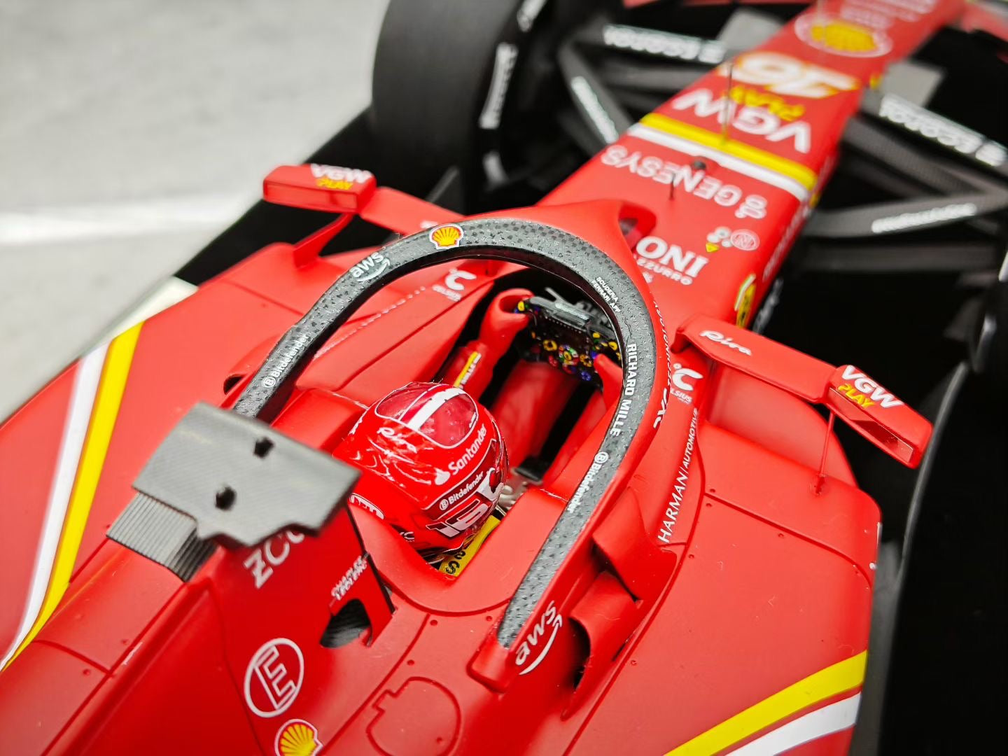 Looksmart 1/18 2024 Australian Grand Prix SF24 Leclerc F1