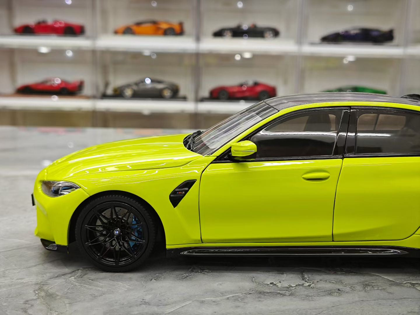 MINICHAMPS  1/18 2024 BMW M3 Alloy Full Open