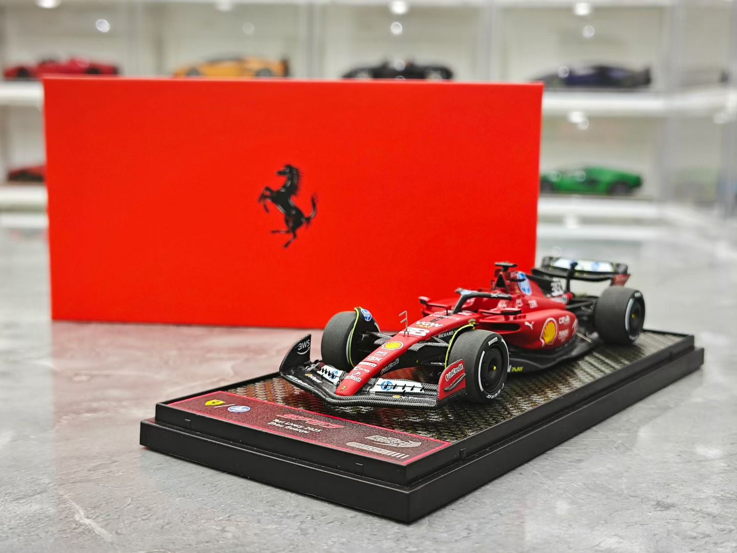 BBR 1/43 2025 Ferrari SF23 Zhou Guanyu Test Version F1