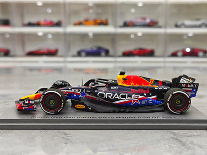 Spark 1:43 Red Bull RB19 (Verstappen) – 2023 US GP Special Livery (Winner)