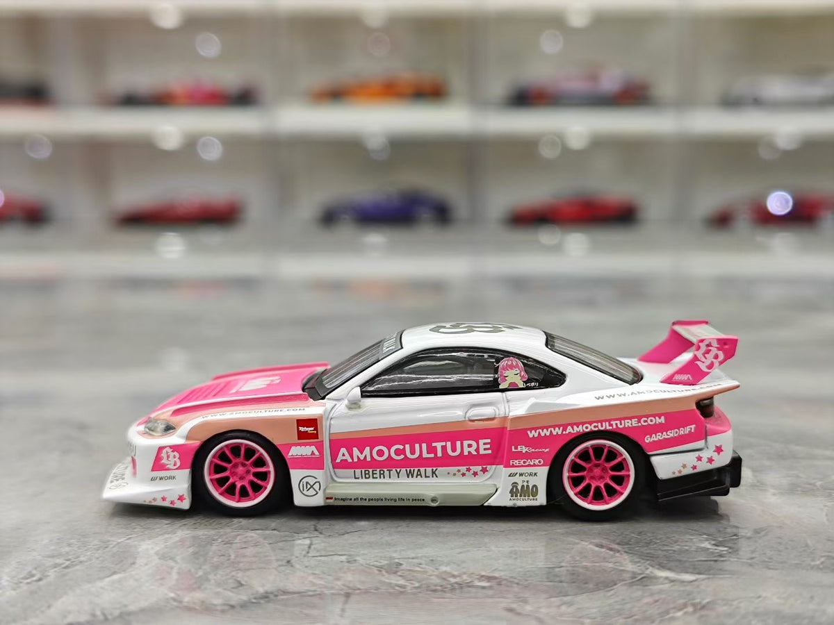 MINI GT Nissan Silvia S15 LB Widebody 1:64 #1239 — Blister Pack: 108 / Carded: 115