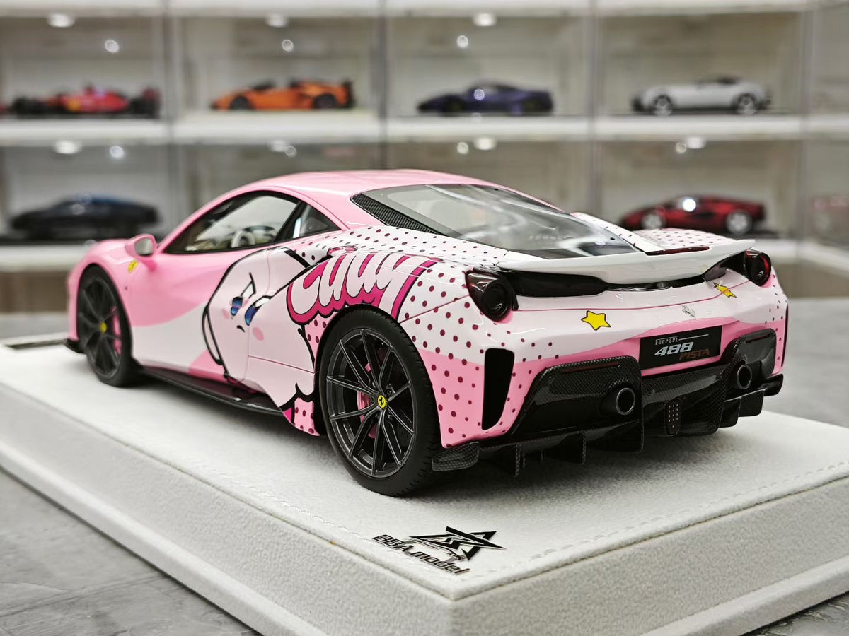 BBA Model 1:18 Scale Ferrari 488 Pista Limited Edition (Resin)