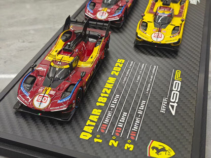 BBR 2025 Commemorative Edition Ferrari 499P Qatar 3-Car Set (1:43)