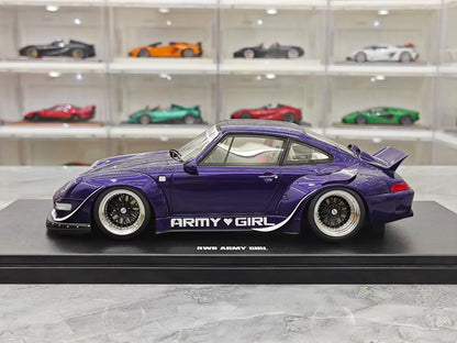 GT Spirit 1/18 Porsche 993 RWB ARMY Resin