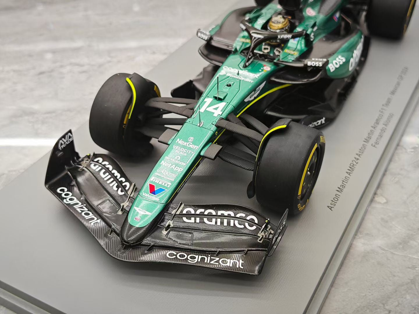 Spark 1/18 2024 Mexican Grand Prix, Aston Martin AMR24, Alonso F1