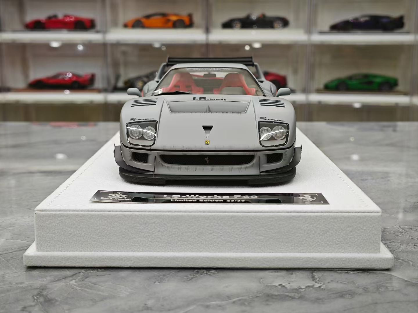 BBA Model 1/18 F40 LB widebody modification