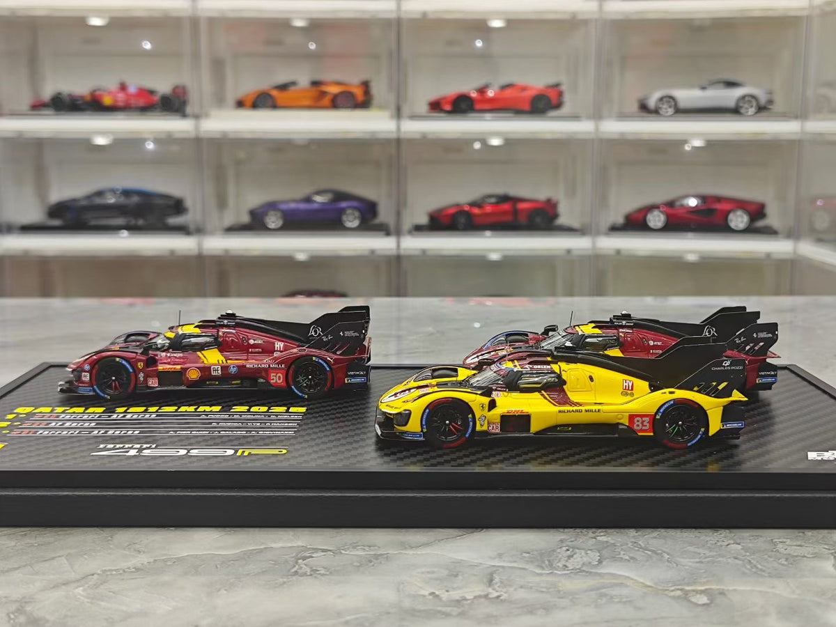 BBR 2025 Commemorative Edition Ferrari 499P Qatar 3-Car Set (1:43)