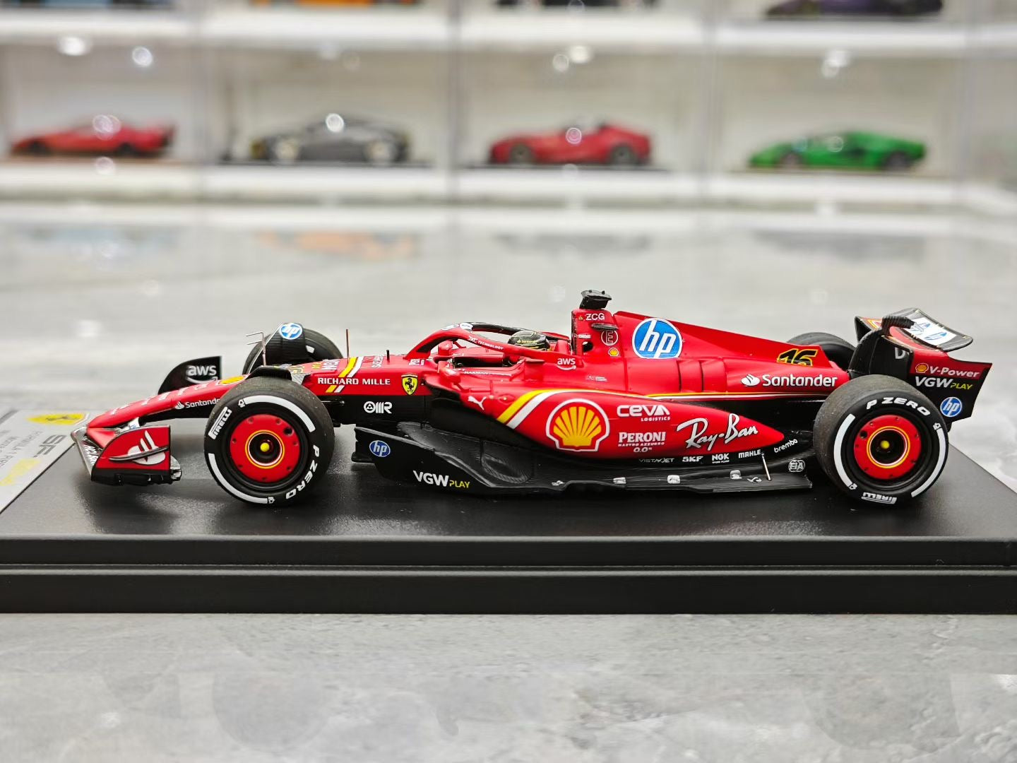 Looksmart 1/43 2024 Monza Grand Prix SF24 Leclerc Victory