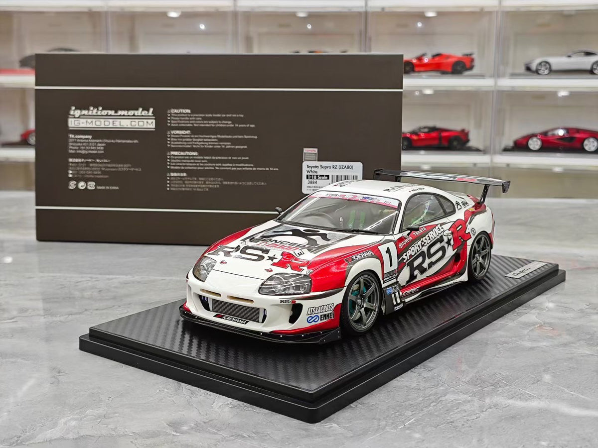 IG Toyota Supra RZ JZA80 Resin Model (1:18 Scale)