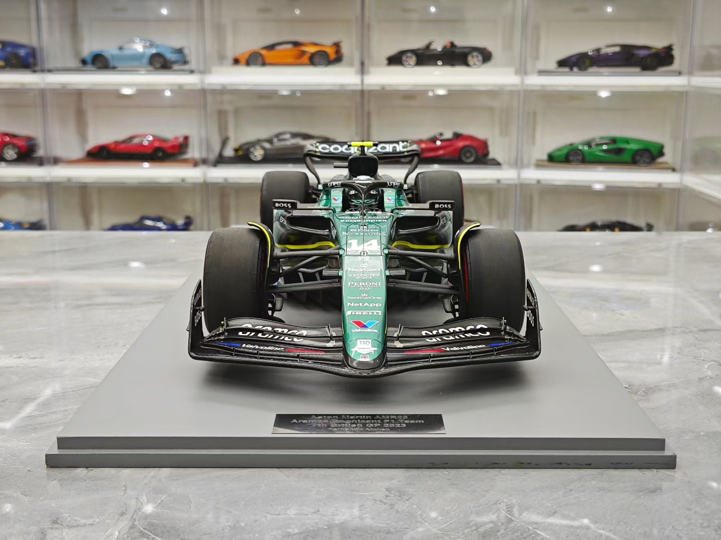 Spark 1/12 2023 British Grand Prix AMR23 Alonso F1