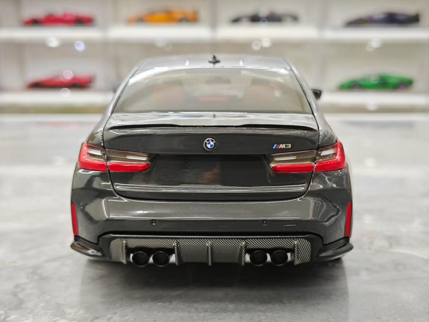 MINICHAMPS  1/18 2024 BMW M3 Alloy Full Open