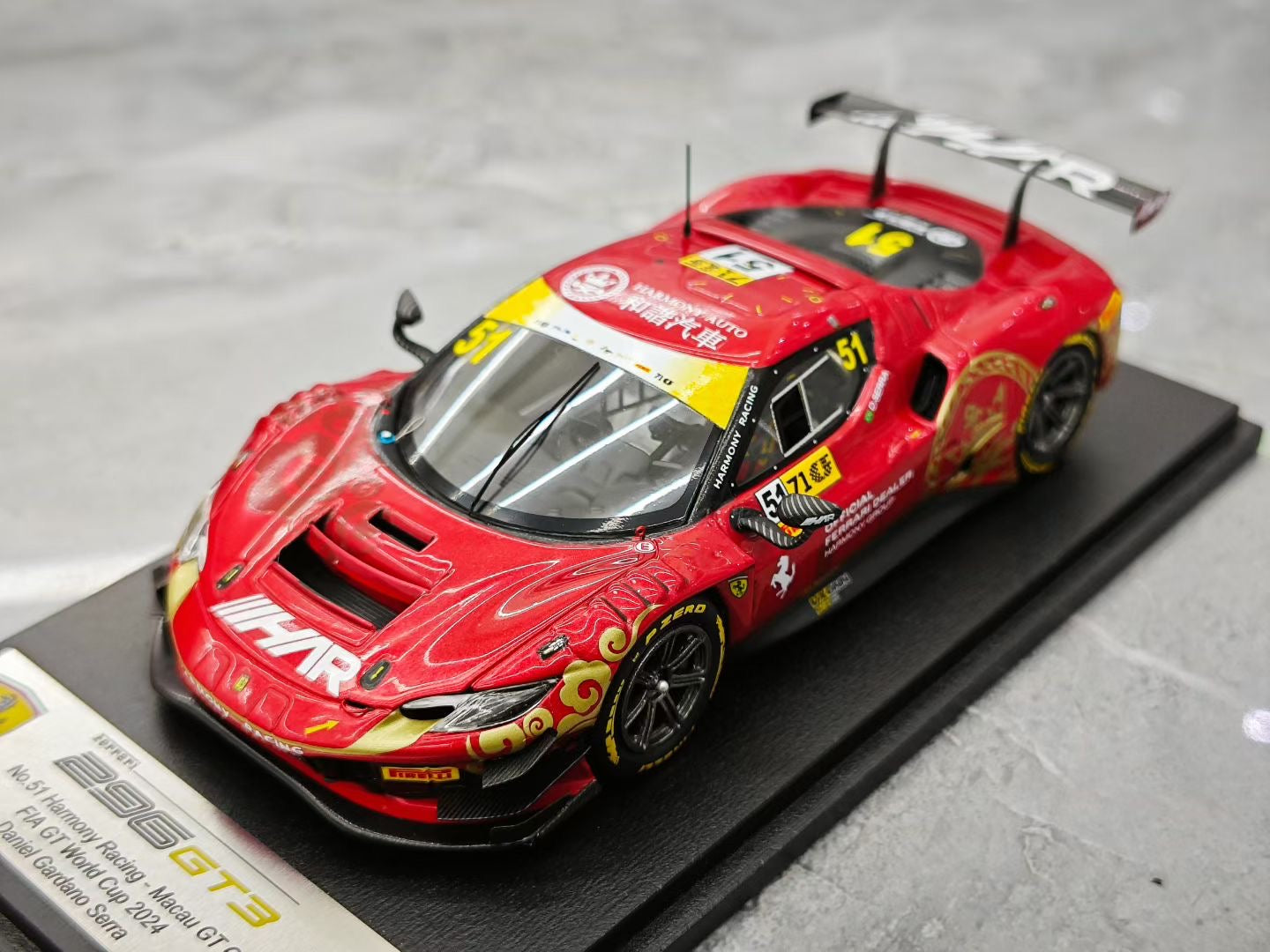 Looksmart 1/43 2024 Macau GT Cup AF Ferrari 296 GT3