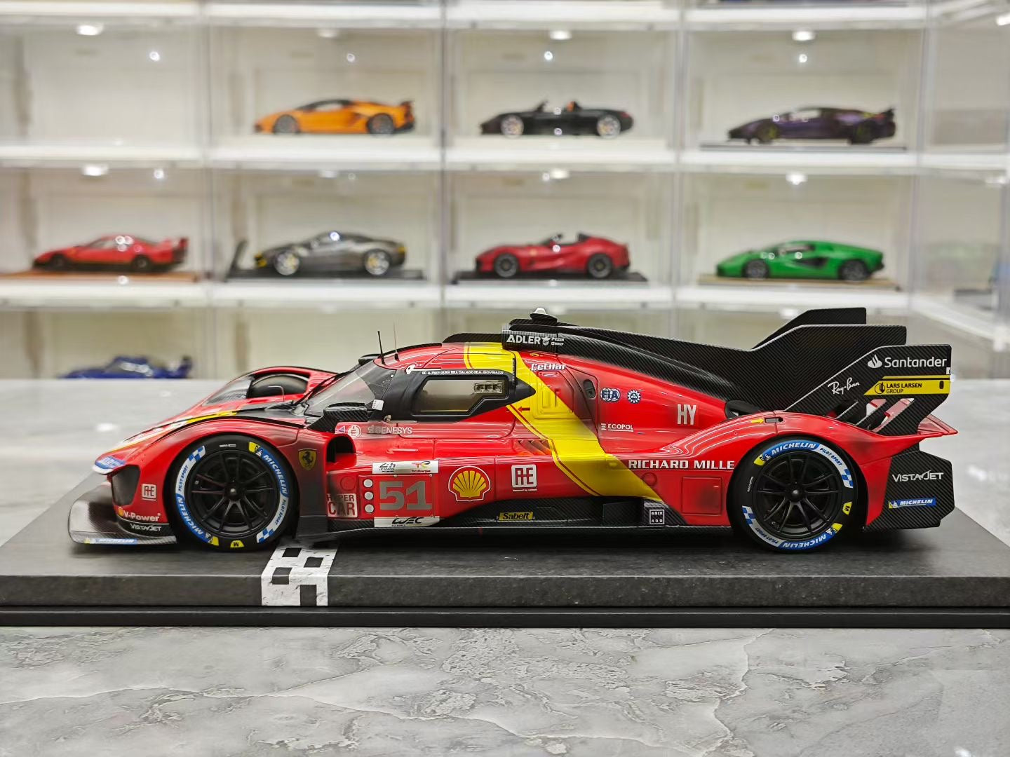 BBR 1/18 2023 Centennial Le Mans Ferrari 499P Victory