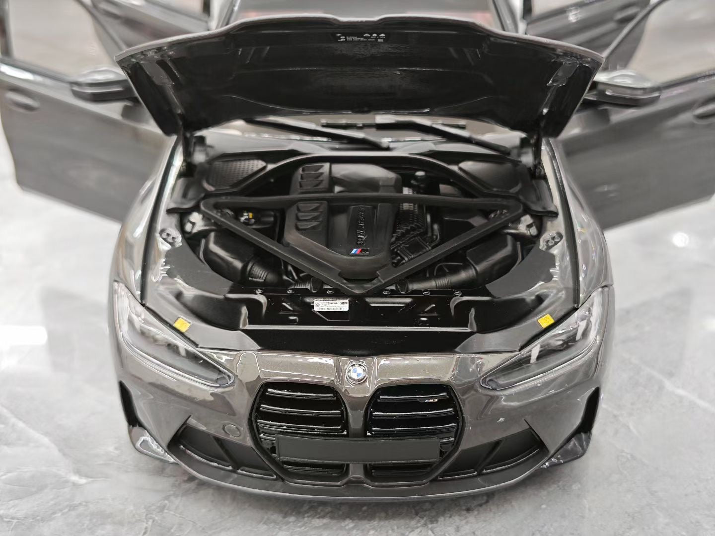 MINICHAMPS  1/18 2024 BMW M3 Alloy Full Open