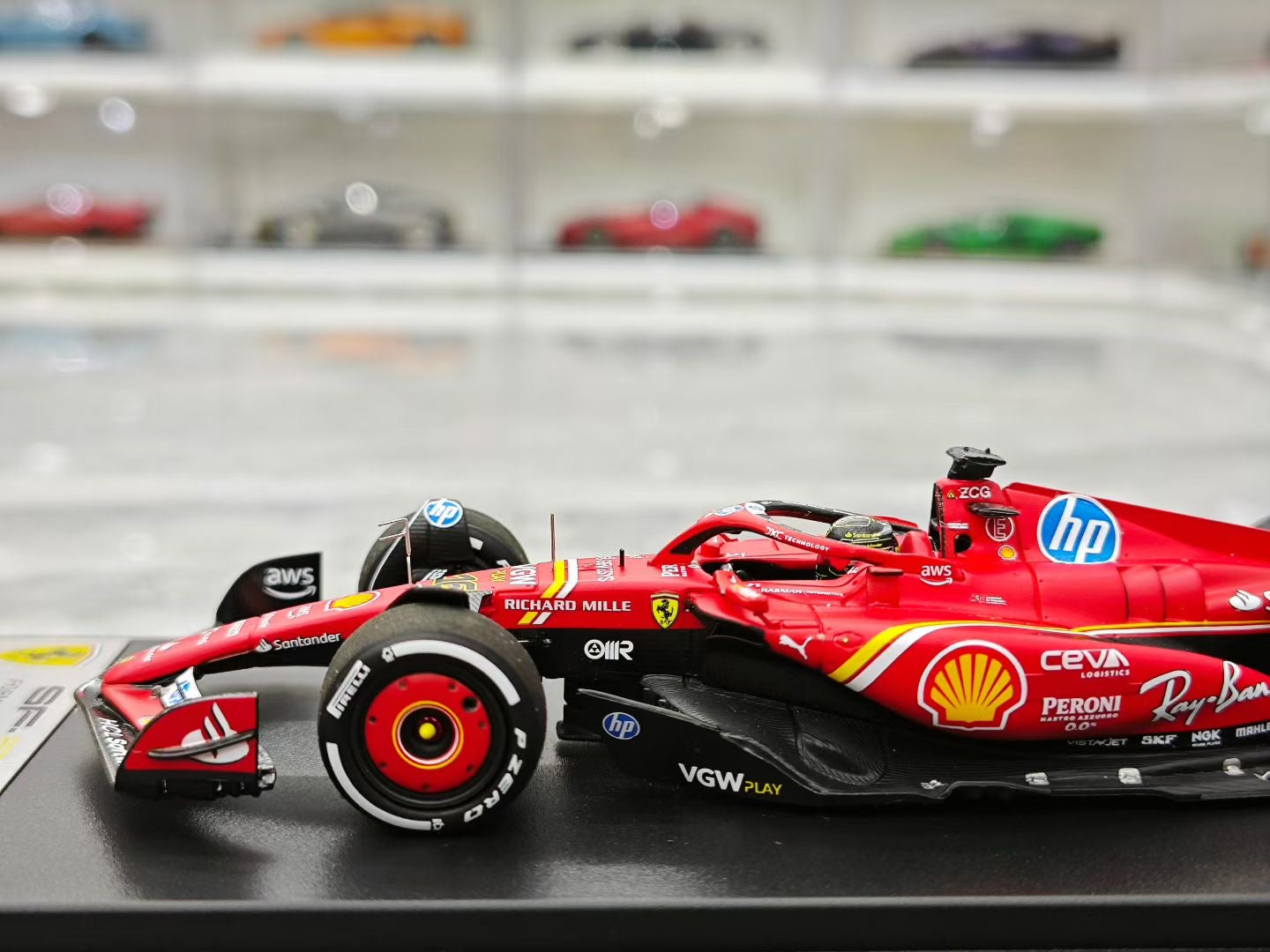 Looksmart 1/43 2024 Monza Grand Prix SF24 Leclerc Victory