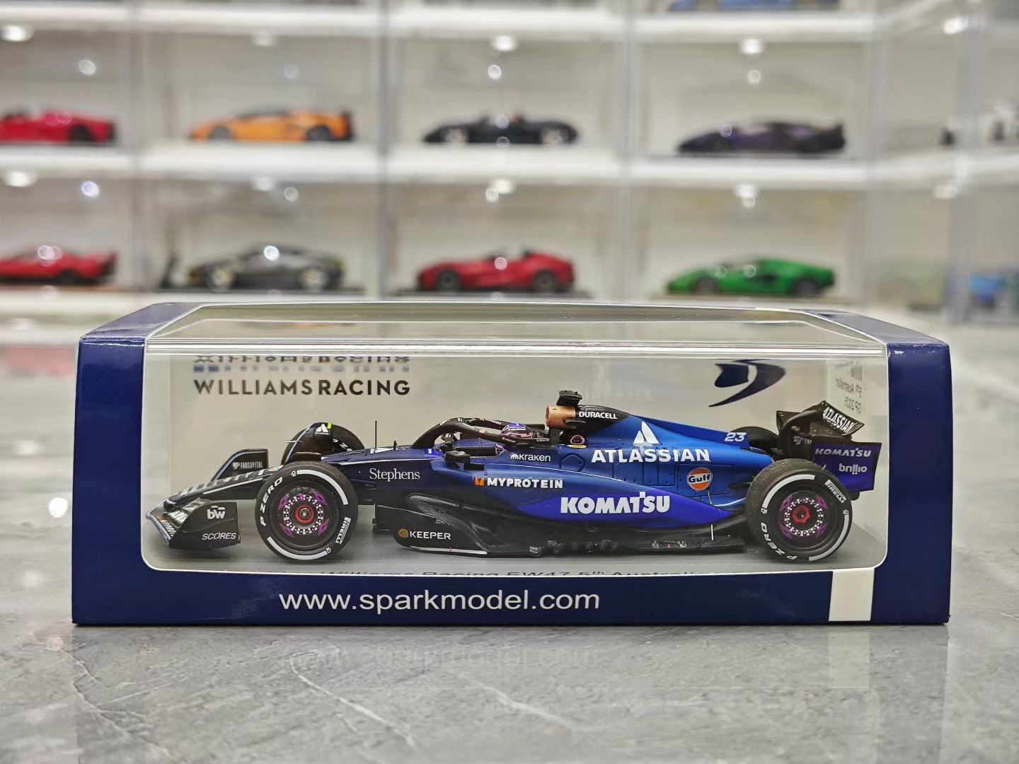 Spark 1/43 2025 Australian Grand Prix FW47 Albon F1