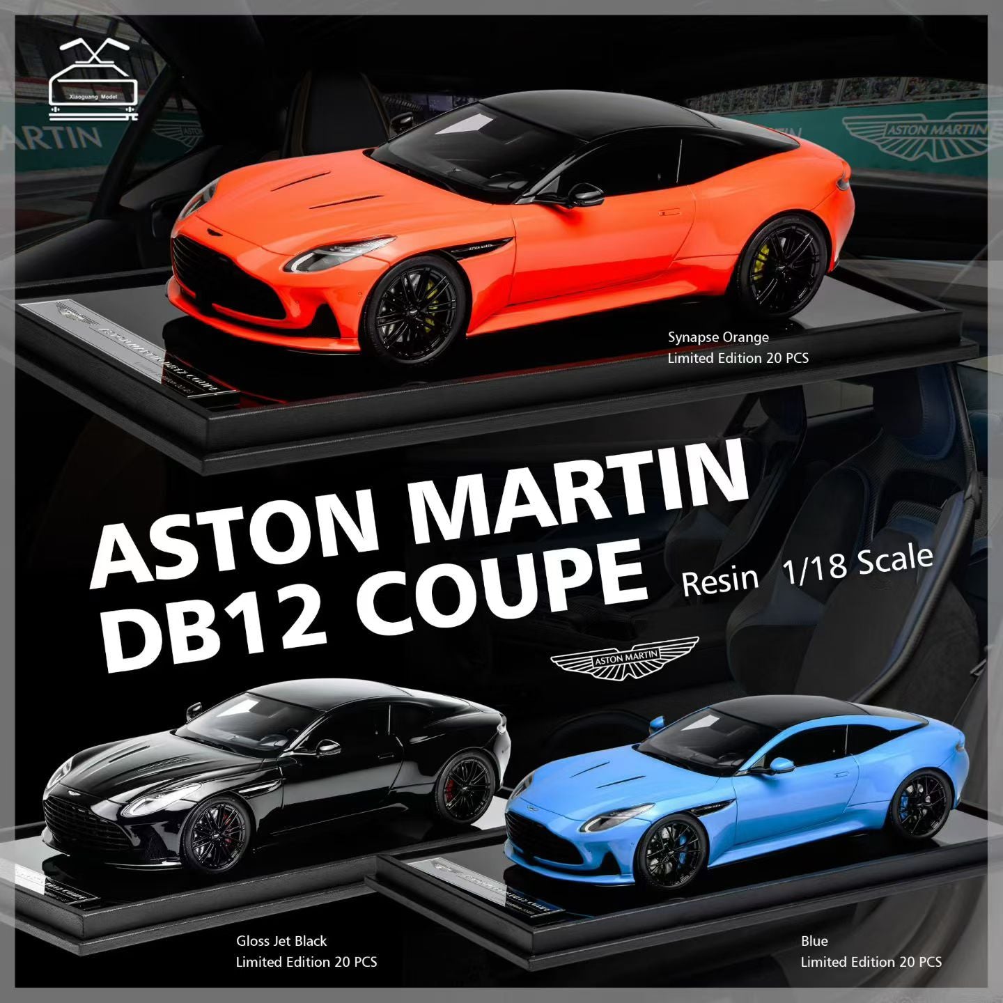 MH 1/18 Aston Martin DB12 Coupe Resin Car Model