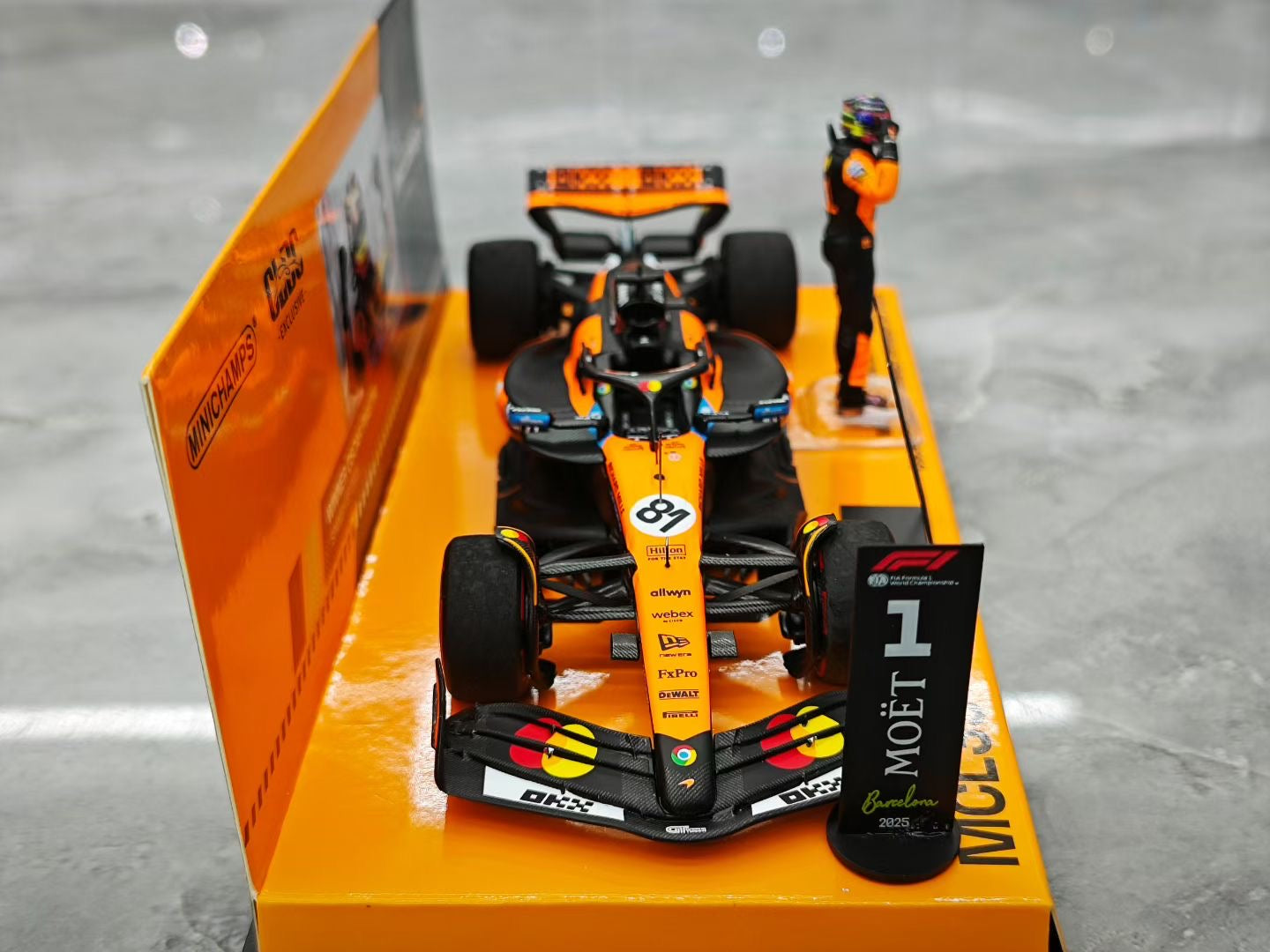 Minichamps 1/43 2025 Spanish Grand Prix MCL39 Piastri F1