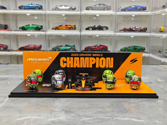 SPARK 1/43 Beijing Exhibition Edition 2025 Abu Dhabi Norris F1 Set