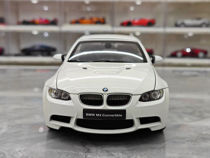 Kyosho BMW M3 Convertible, 1:18 scale die-cast model with fully opening parts