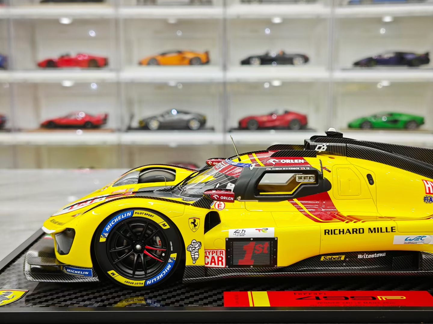 BBR 1/18 2025 Le Mans Victory Ferrari 499 LE No. 83 Ye Yifei