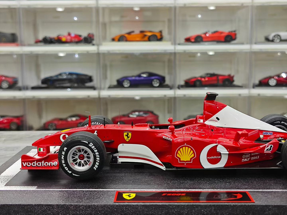 BBR 2002 San Marino Ferrari F2002 Schumacher World Champion 1:18