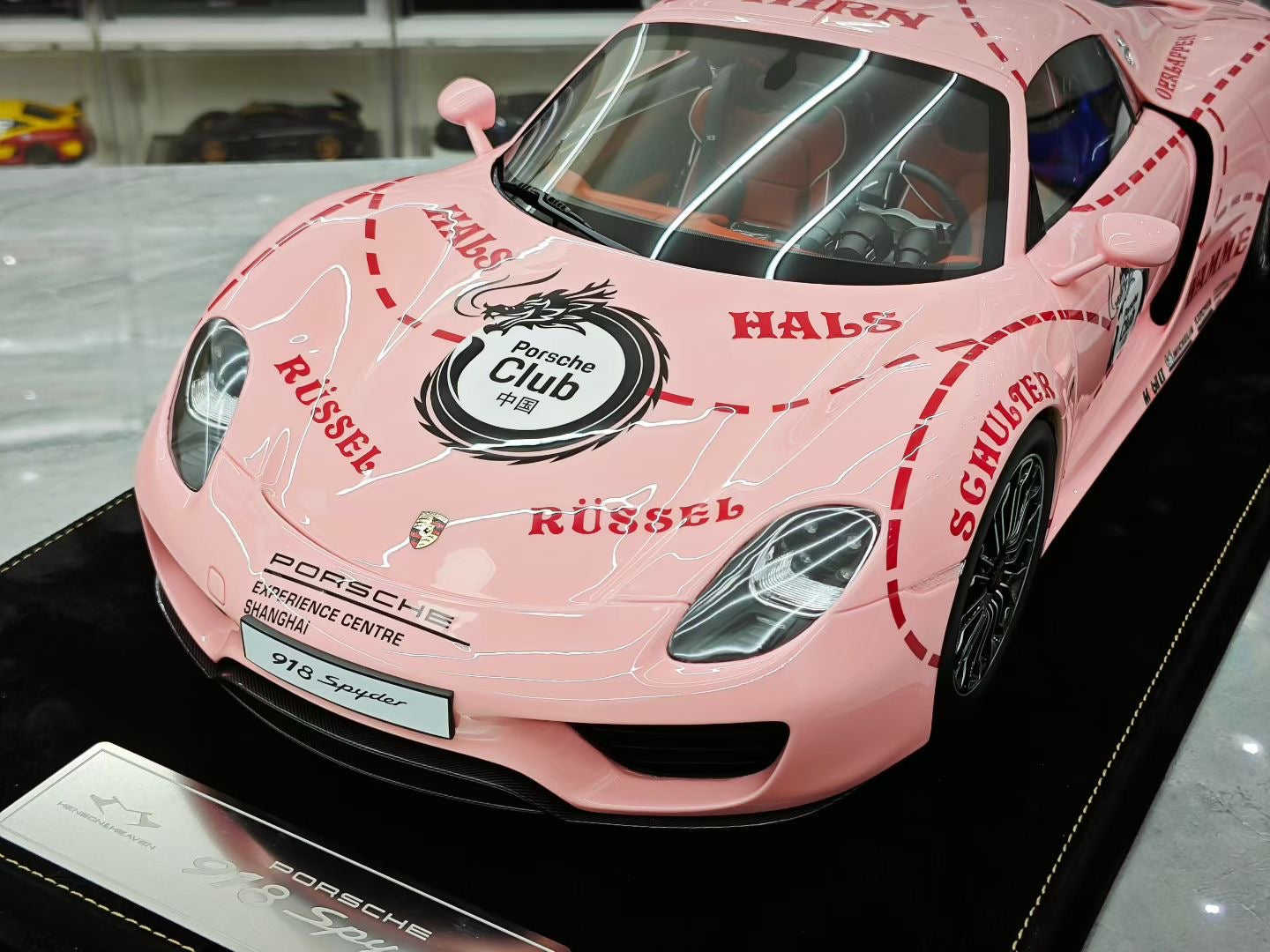 HH Model 1/8 Porsche 918 Spyder Resin