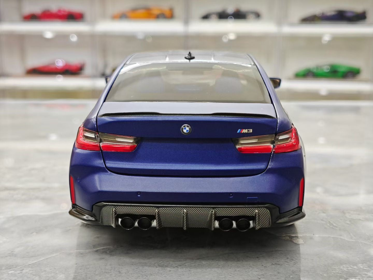 MINICHAMPS  1/18 2024 BMW M3 Alloy Full Open