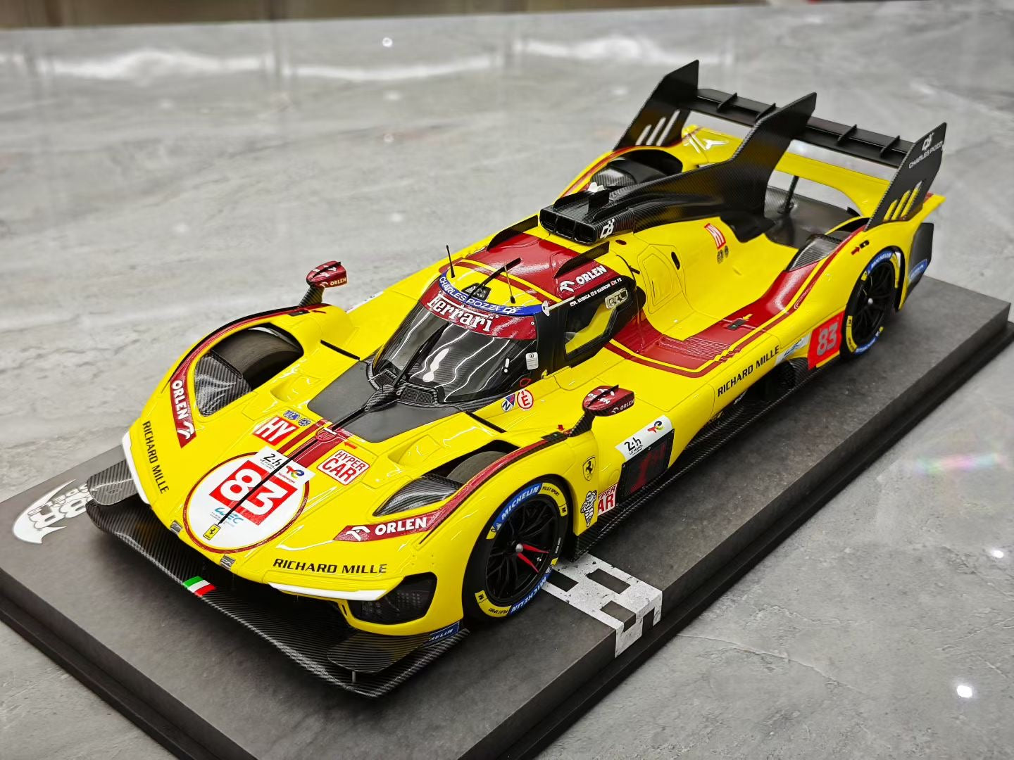 BBR 1/18 2025 Le Mans Winner Ferrari 499 LE #83 Ye Yifei