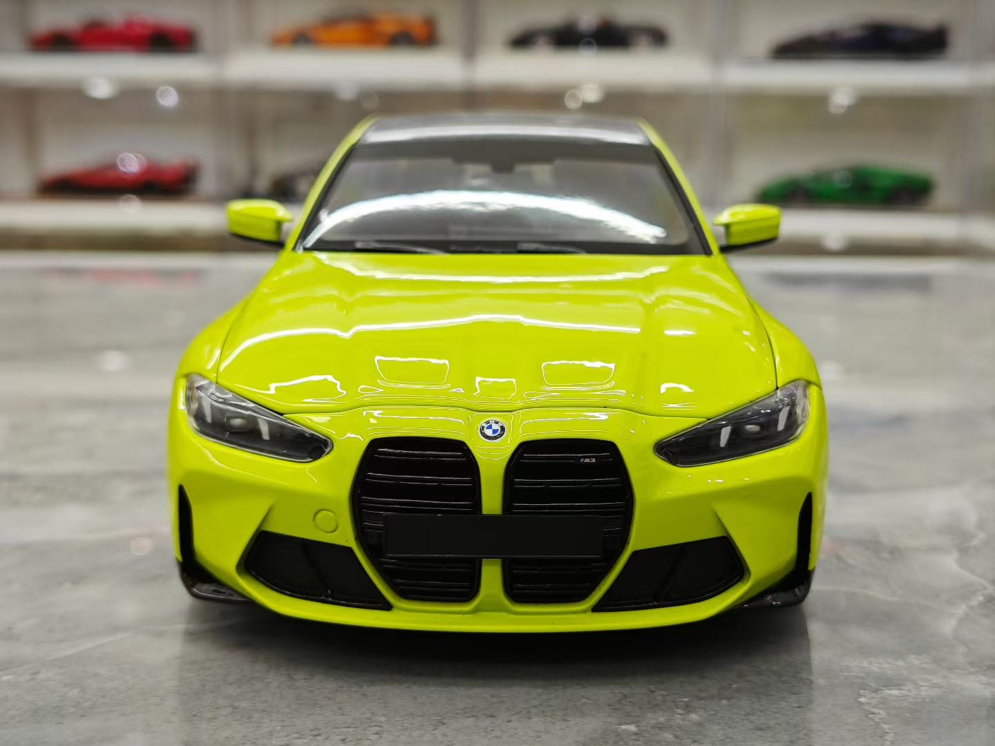 MINICHAMPS  1/18 2024 BMW M3 Alloy Full Open