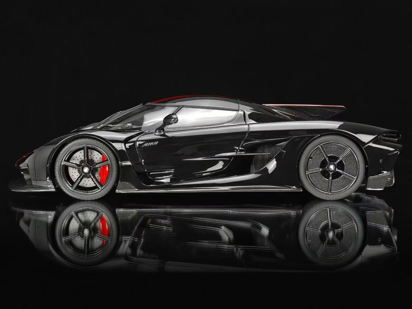 Frontiart 1/18 Koenigsegg Jesko Absolute Edition Jet Black,