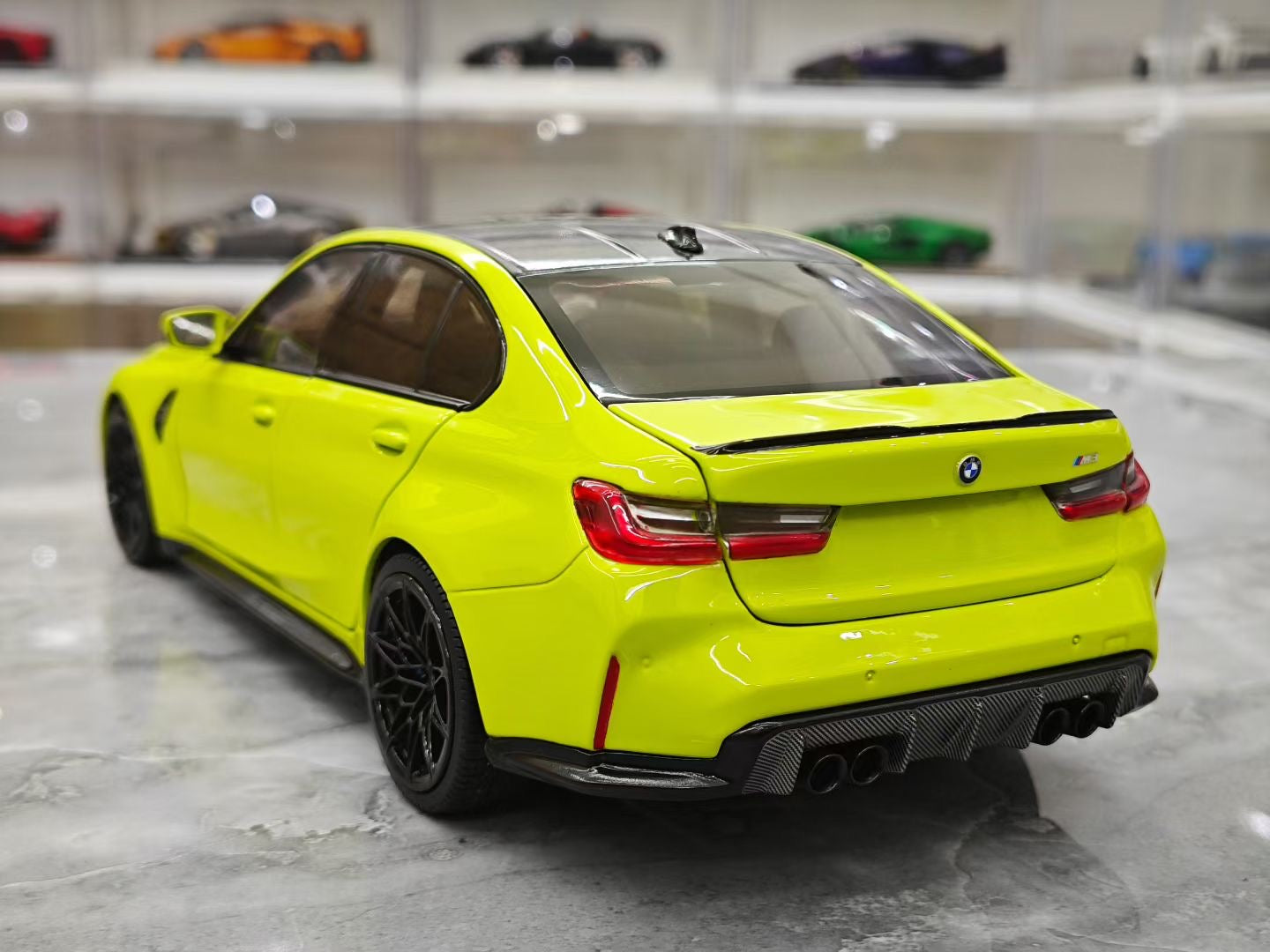 MINICHAMPS  1/18 2024 BMW M3 Alloy Full Open