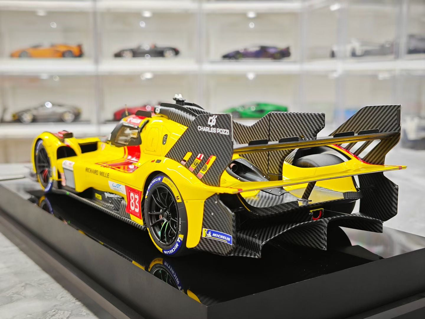 Amalgam 1/18 2025 Le Mans Ferrari 499 #83 Ye Yifei Racing Car