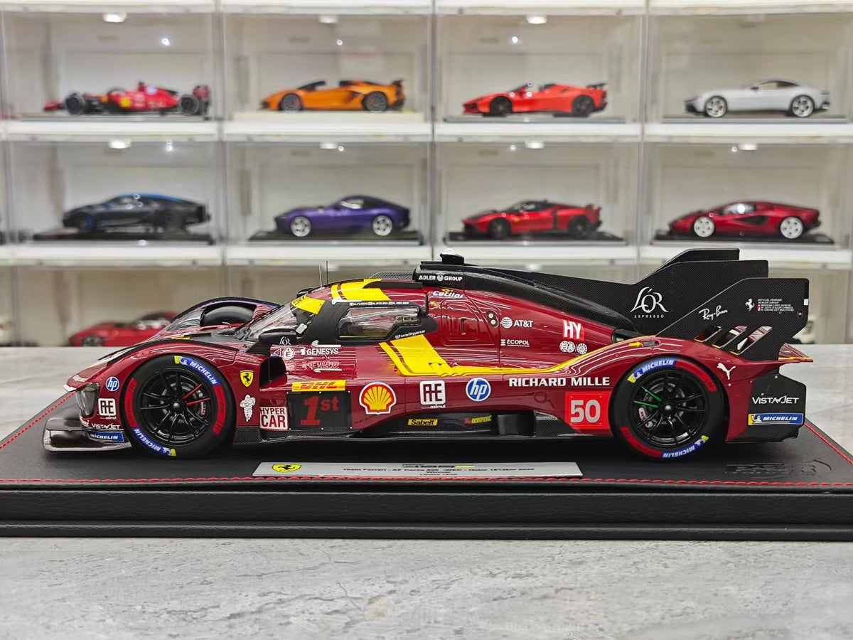 BBR Ferrari 499P – 2025 Qatar Championship – Limited Edition – Resin – 1:18 Scale