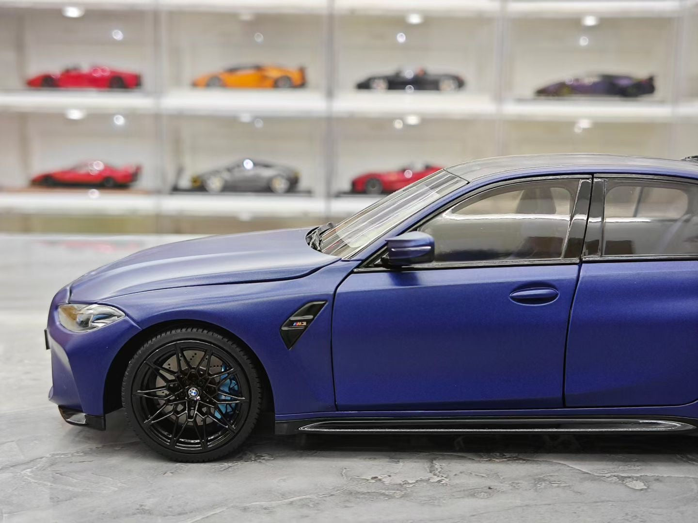 MINICHAMPS  1/18 2024 BMW M3 Alloy Full Open