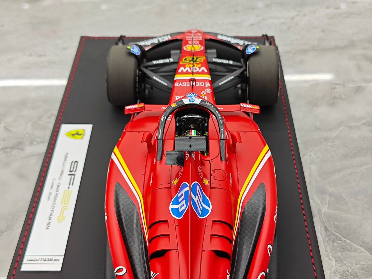 BBR 2024 Monza GP – Ferrari SF24 (Leclerc, Winner) – 1:18 Die-cast
