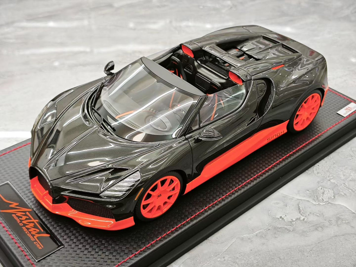 MR Bugatti W16 Mistral Roadster Limited Edition 1:18 Scale