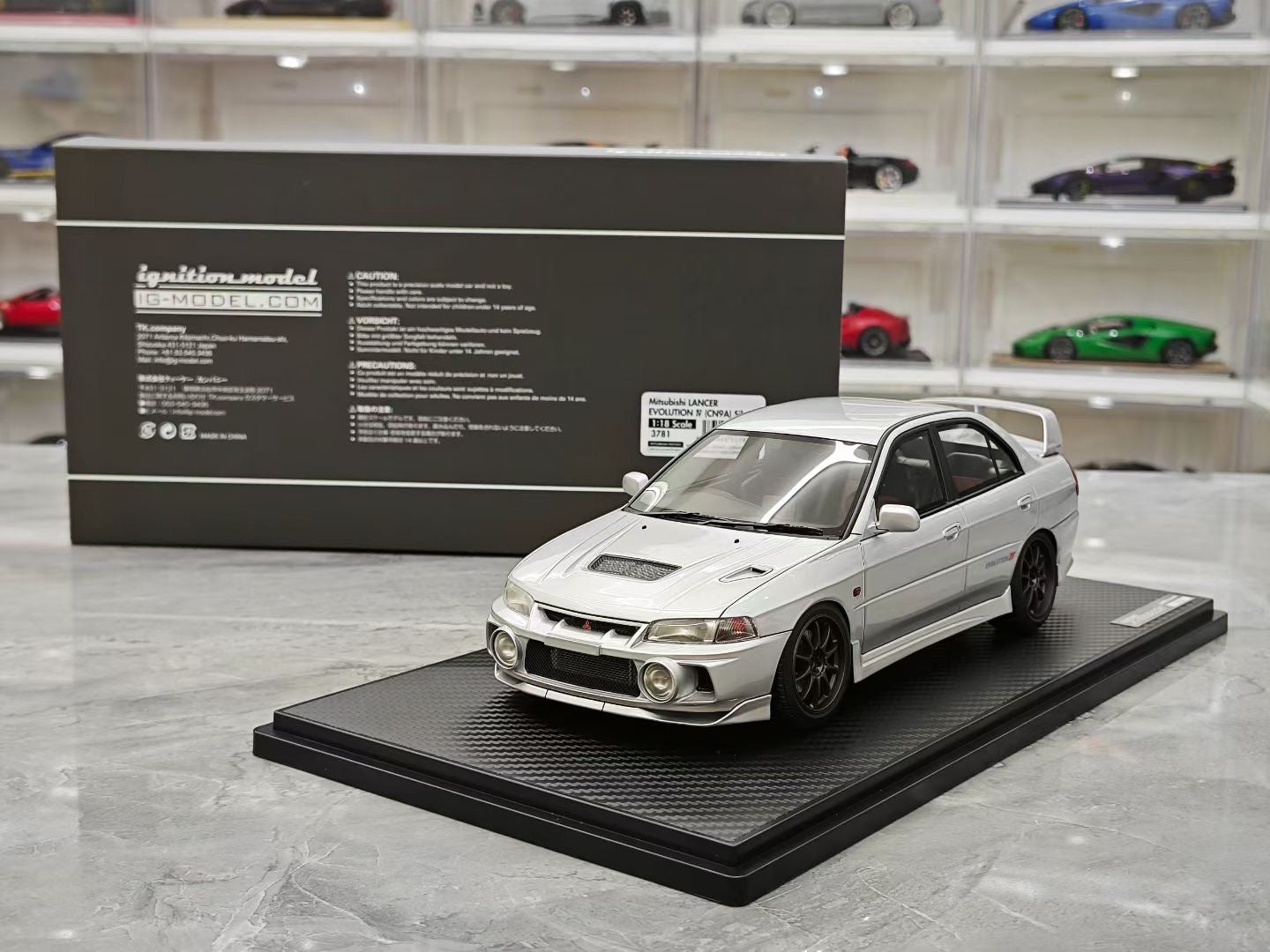 IG 1/18 Mitsubishi Arthur EVO IV 4th Generation Resin