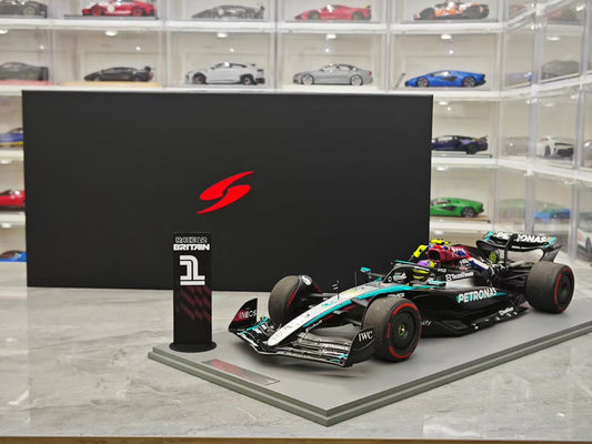 Spark 1/12 2024 British Grand Prix Victory, Mercedes Team, Hamilton, F1
