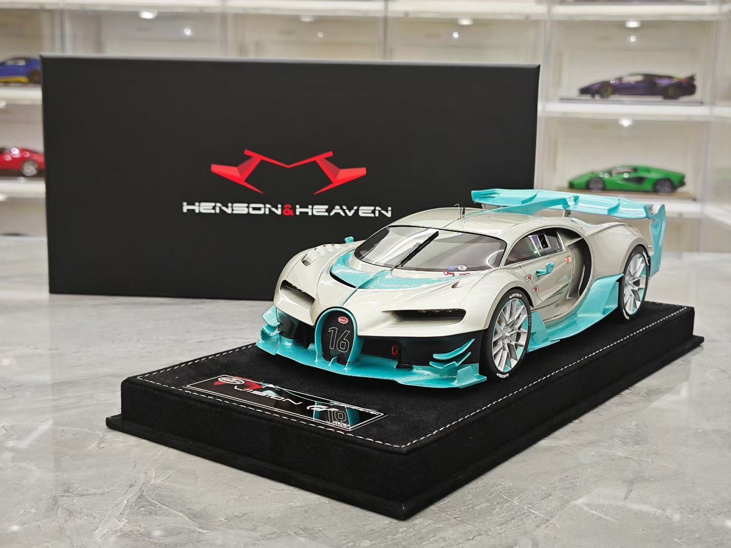 HH Model 1/18 High-End Bugatti Veyron Limited Edition Simulated Resin Car Model