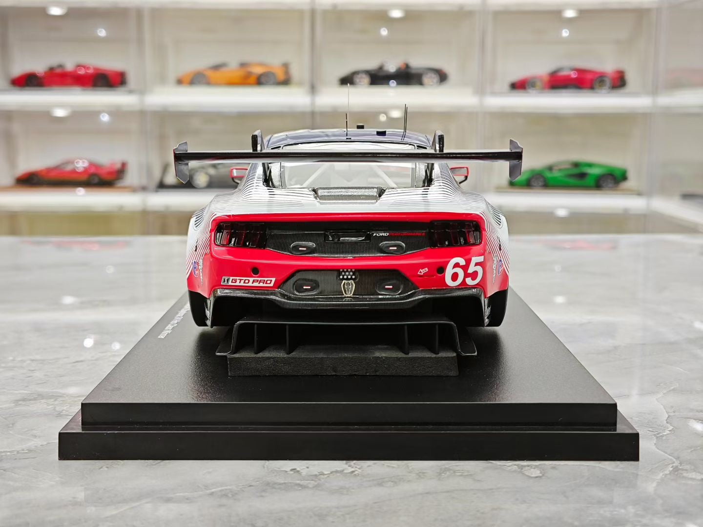 Topspeed 1/18 2025 Le Mans Ford Mustang GT3 #65 Diecast Model Car