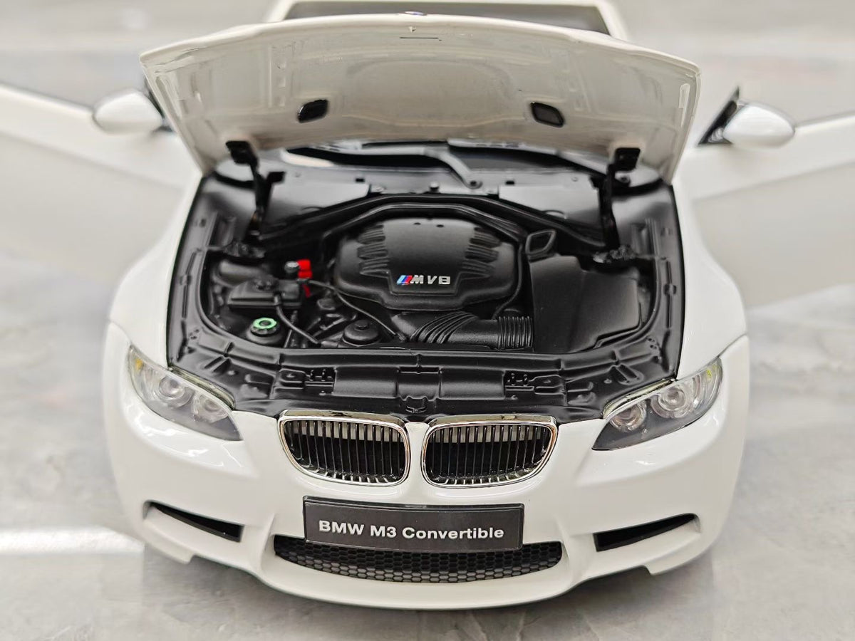 Kyosho BMW M3 Convertible, 1:18 scale die-cast model with fully opening parts