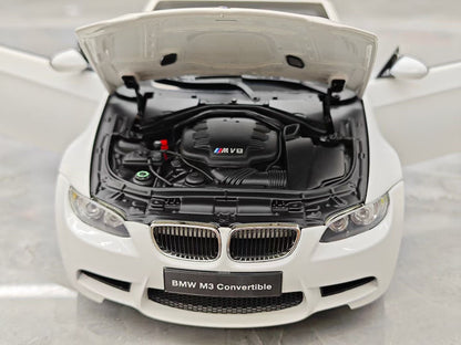 Kyosho BMW M3 Convertible, 1:18 scale die-cast model with fully opening parts