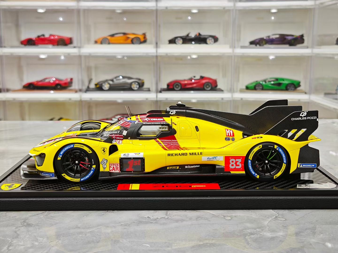 BBR 1/18 2025 Le Mans Victory Ferrari 499 LE No. 83 Ye Yifei