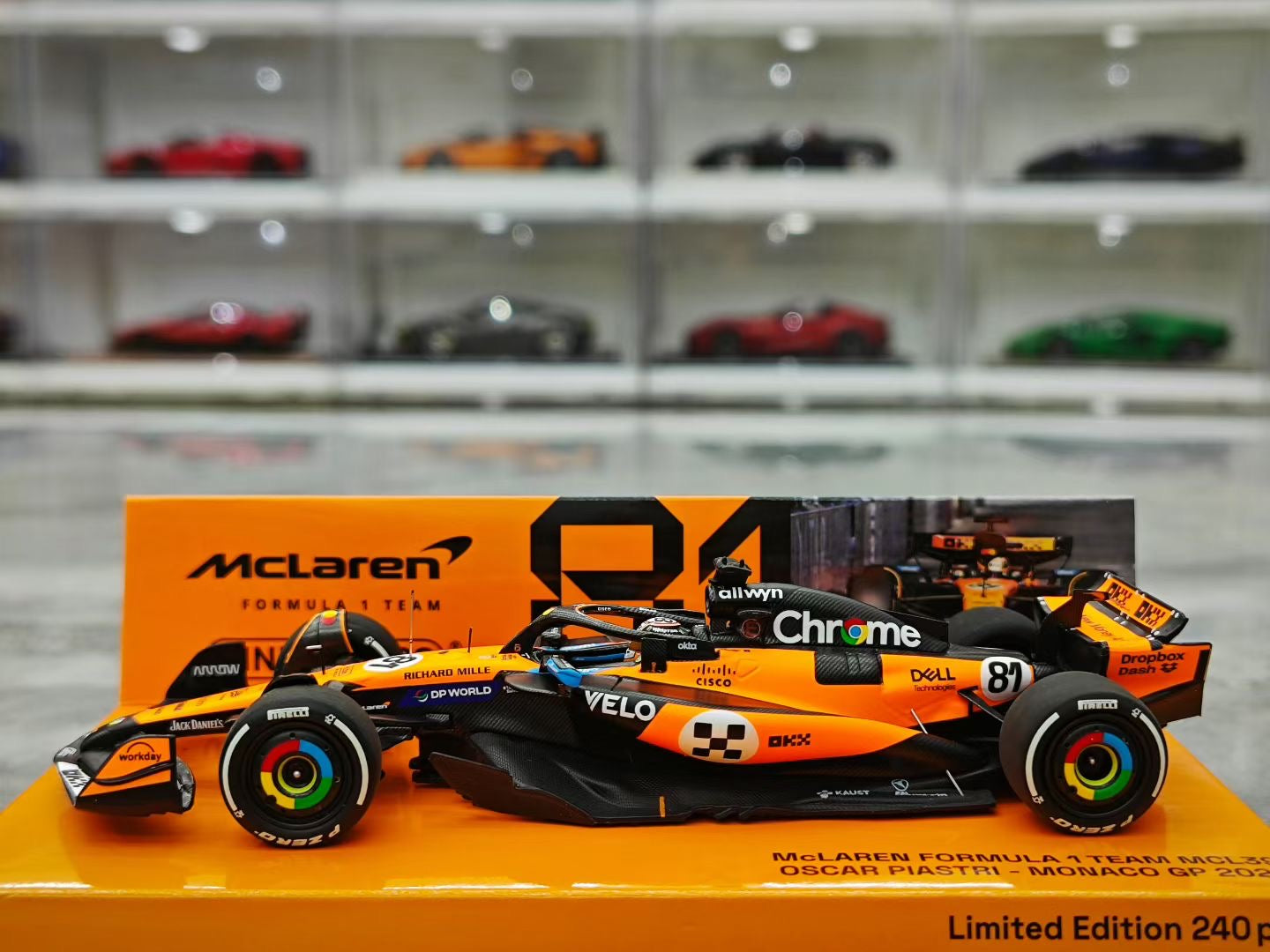 Minichamps 1/43 2025 Monaco Grand Prix Oscar Piastri F1