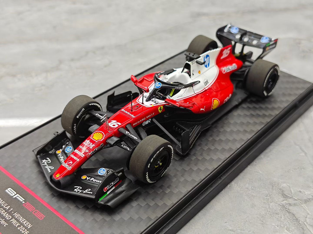 BBR 1:43 Scale F1 Model – Leclerc SF26 (2026 Chinese GP)